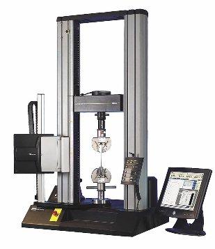 Test execution The tensile test is executed by using a universal testing machine (see figure below), which can be also used for other mechanical tests (e.g. compression test).