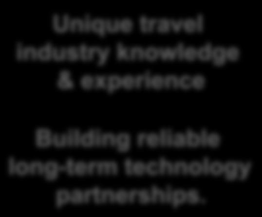 Value & benefits CEO Unique travel industry knowledge &