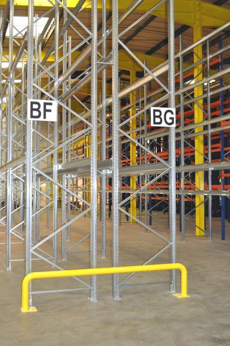 Dexion P90 Silverline Pallet Racking P90 frame uprights Pre galvanised uprights are available as single piece uprights in 21 different profiles, three widths and in lengths from 1.