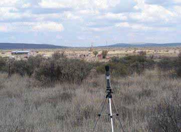 Position MP05 At the Tsantsabane Loop, about 10 m from the railway line.