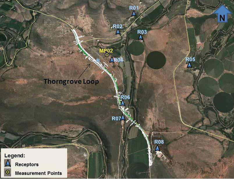 Export Railway Line: Eastern Cape Component The predominant noise sources were human activities during the day and frogs and insects at night.