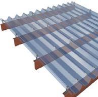 SHOCK RESISTANCE arcoplus 1000 is a modular system used in civil and industrial construction for: Gutter ridge skylights: as perfectly superimposable to all main types of corrugated insulating panels