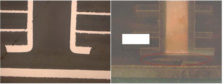 Eyebrow Crack testing Thermal Stability Used for thermal testing of complex via structures, stacked micro-vias 288 C solder float testing