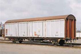 1 Open wagons - Class "E" Normal open wagon; - Class "K" 2 axle flat wagon; - Class "L" 2 axle special flat wagon; -