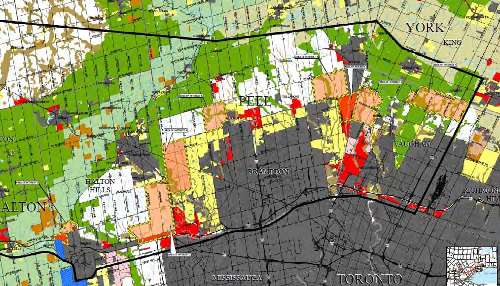 Land Use/Social Environment Group 3-1 does not provide sufficient support for municipal land use plans and future growth Group 3-1 impacts: 43 agricultural properties 23 residential properties 22