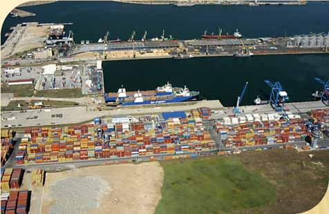 Constantza Port Investment opportunities Industrial railways track in the area of Gate no.