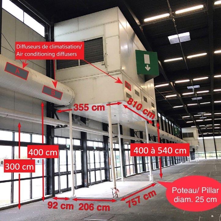 >>> PLEASE NOTE When presenting the intended stand layout, the size of the stand outline, the size of the signboard structure(s) outline and its projections onto the ground must be clearly shown in