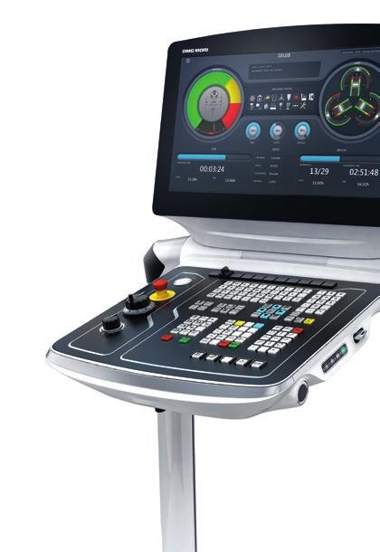 5" multi-touch monitor in connection with an icon-supported, gesture-controlled user interface.