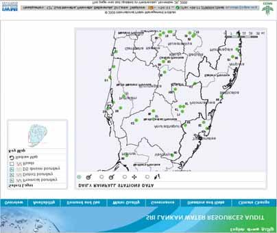 Development of a Water Resources Assessment and Audit Framework for Sri Lanka Water Availability The water availability module contains data on various components of