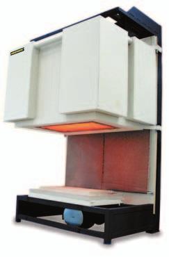 Multi-Purpose Top-Hat Furnaces with SiC Rod Heating HC 1275, with moveable table HC HC 665 - HC For temperatures beyond 1350 we recommend furnaces