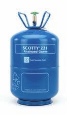 Cylinder Specifications Cylinder Specifications continued SCOTTY Transportables Specifications SCOTTY Transportables Specifications SCOTTY 58 Gas Volume: 58 Liters (2 CF) Water Volume: 1.