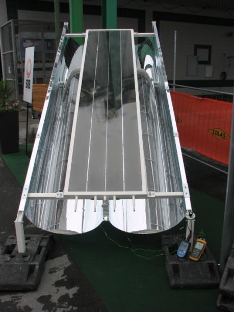 Helfried J. Burckhart et al. / Energy Procedia 48 ( 2014 ) 790 795 793 4. The solar collector The quality of the solar collector is crucial for the efficient operation of an absorption cooling system.