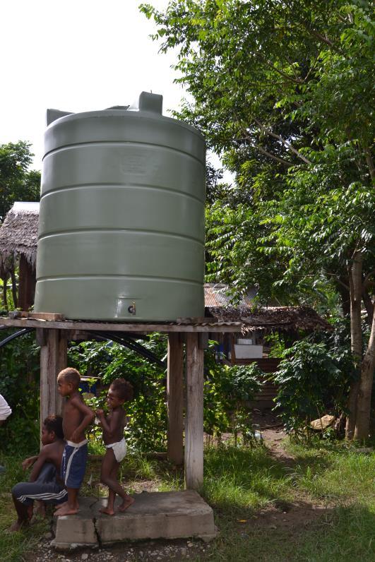 Results Typical use in SI Typical water sources/uses for a HH in SI during wet season: Consumptive use: private or shared rainwater, alongside a well or spring.