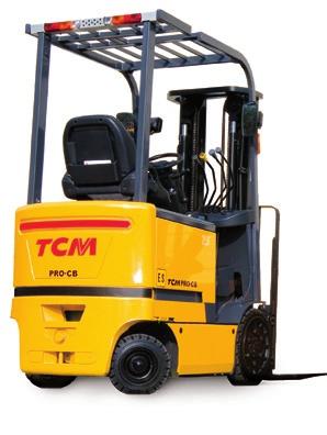 TCM TCM PRO Class 5 Pneumatic Lift Truck CAPACITY: 3,000 to 6,000 lbs. 866-216-7840 www.tcmusa.com POWER SOURCE: Internal combustion, LPG, gas, and diesel OVERALL LENGTH: 88.4 to 106.