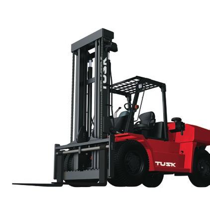 Tusk 800-980-TUSK www.tusklifttrucks.com Model CX20 / CX50 / DX20 / DX50 / EX50 Capacity: 8,000 to 35,000 lbs. Power Source: Gas, LPG, diesel Free Lift: Up to 85 Length to fork face: 95.