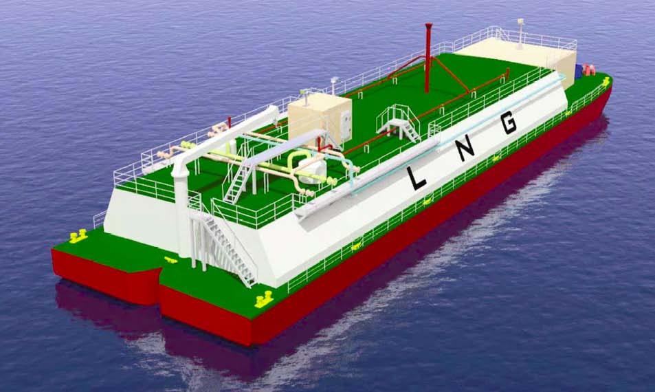 Pier side via truck Dedicated bunker berth Piped LNG to vessel s normal operating berth