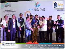 The Mahindra Susten s Team further received: The Solar Skills Champions Trophy A cash Prize of Ten Thousand Rupees from Kanoda Energy Pvt.