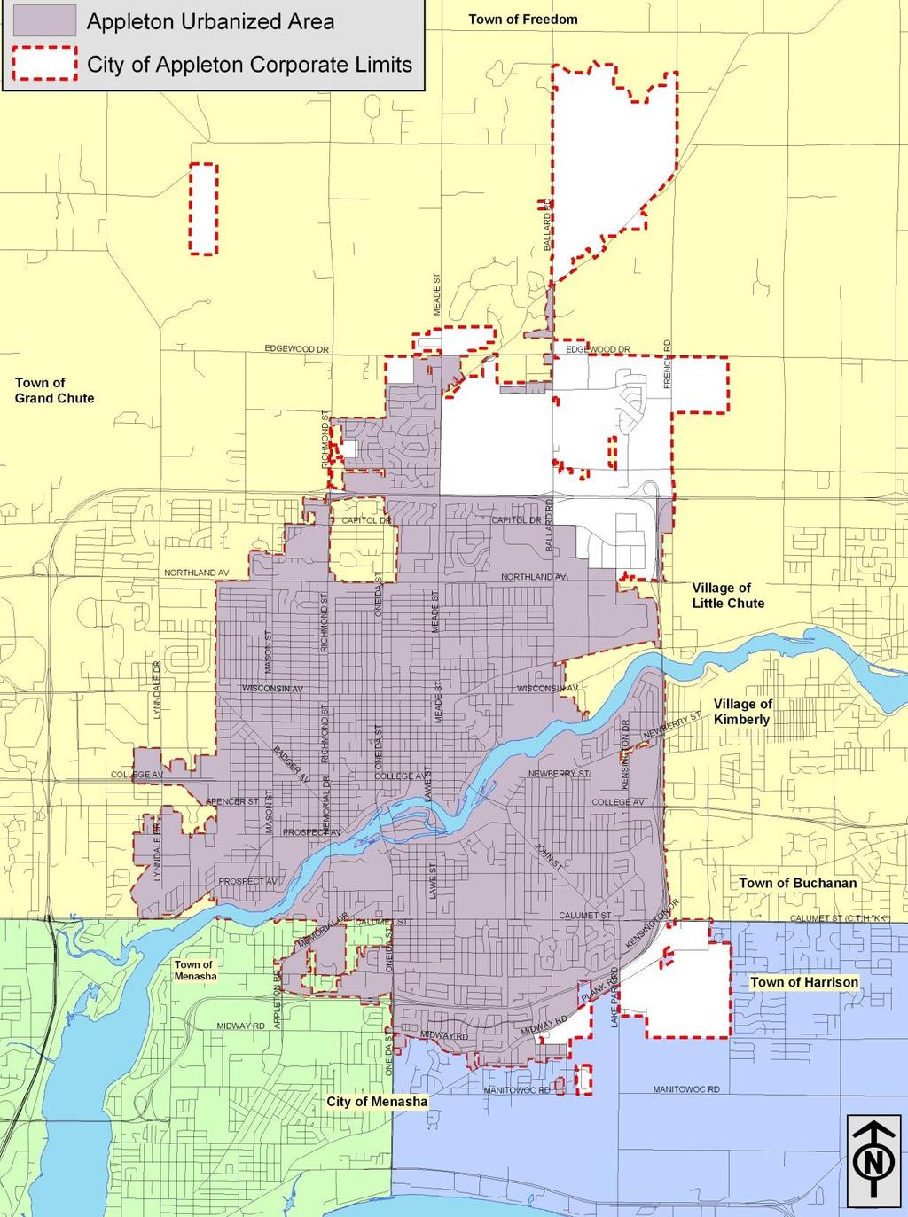 City of Appleton 70,000+ RESIDENTS 22 SQUARE
