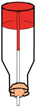 figure from energquest.ca.gov 6. Now that your rudimentary thermometer is finished, let it sit for several minutes undisturbed on your desk to bring it to room temperature. 7.