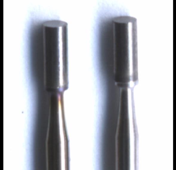 Figure 3: Left component is over heated; Right component is under heated The decision was to install a Amp Aim Active Filter that would accommodate Amp of distorted current.