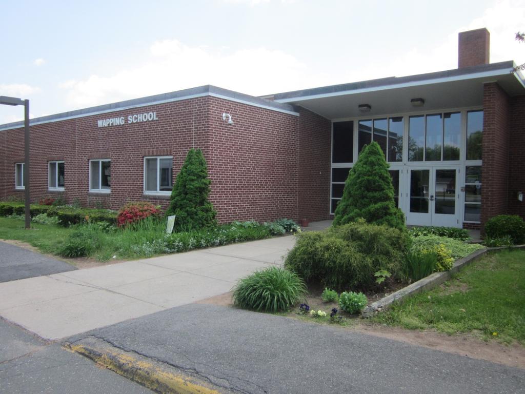 SOUTH WINDSOR ELEMENTARY SCHOOL FACILITIES EXISTING CONDITION SURVEY WAPPING ELEMENTARY Executive Summary Wapping Elementary is a one story, 43,400 square foot building located at 91 Ayers Road in