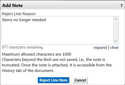 Approving Orders in PantherExpress Reject To Reject individual line items: 1. Scroll to the top of. 2.