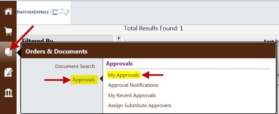 Approving Orders in PantherExpress Assign/Approve To view more details about the requ