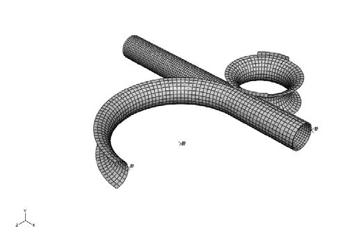 8 wiper shoe clamp die tube bend die Figure 10 - Tooling of compression tube bending process The tooling design has been performed in ProEngineer Wildfire and parts were exported in ABAQUS/CAE