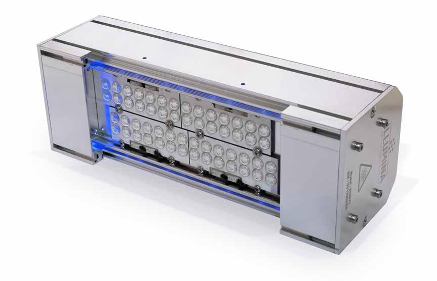ILLUMINA COLDCURE LED CURING The patented Illumina COLDCURE LED technology provides the highest dosage, longest dwell times, and lowest temperature.