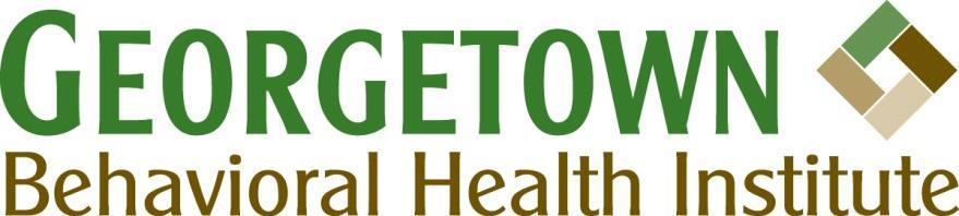 EMPLOYMENT APPLICATION Georgetown Behavioral Health Institute is an equal opportunity employer.