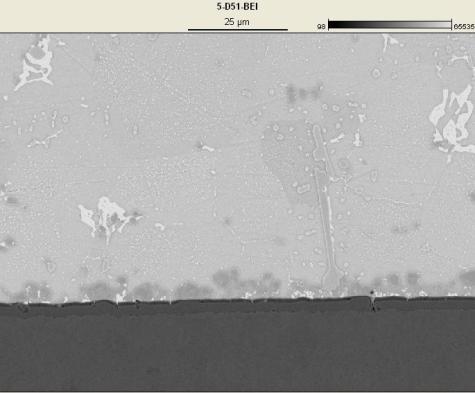 P Sn matrix Sn-Ni-Cu P Ag 3 Sn Sn-Ni-Cu Cu Ni Cu A Figure 12 - Cross section of a LF-BGA soldered with SnP solder paste,