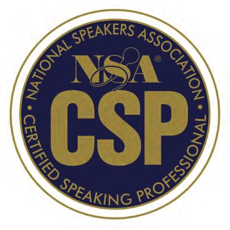 The Certified Speaking Professional (CSP) designation, conferred by the National Speakers