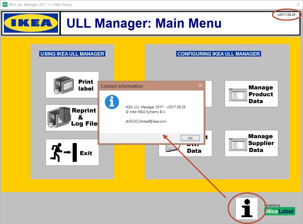 When you click on Save Data, IKEA ULL Manager 2017 is ready to use database files from that new location (common for all clients).
