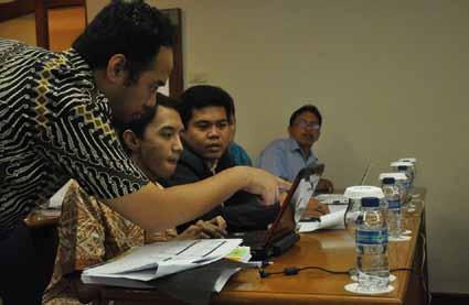 Figure 13 Training on Land-Based Emission Calculation in ITB Campus, Bandung.