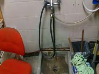 Leaking Trough Sink Fixture