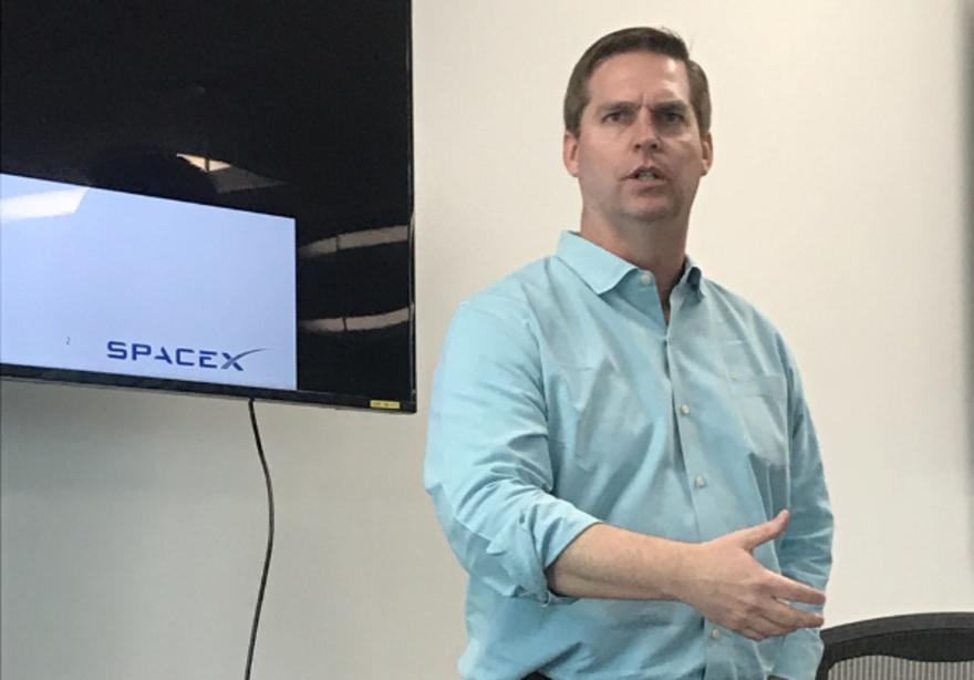 We were honored to have the CFO of SpaceX drop by our office as