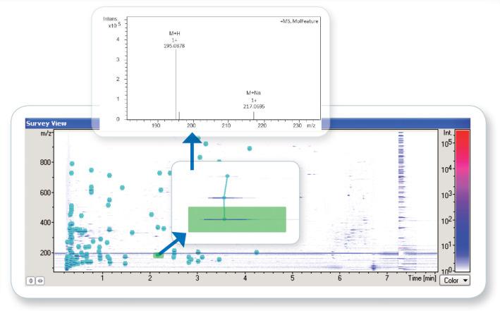 extract all Features first Targeted Metabolomics: Think hreics