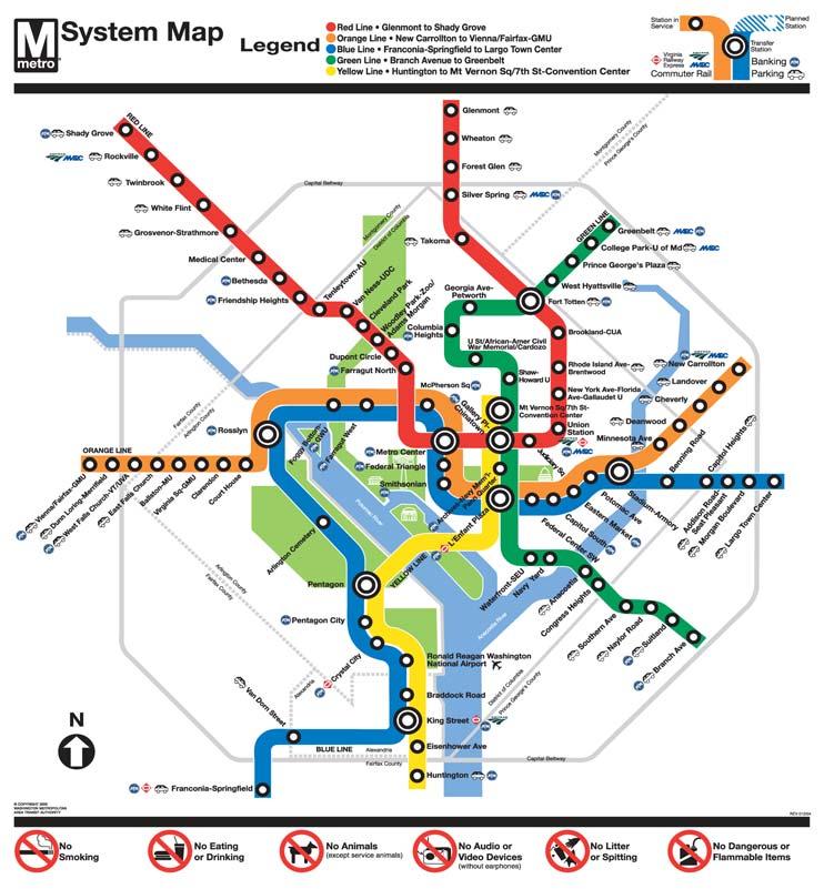 Washington, DC s Metro Metrorail facts: 106 system miles 86 stations 1,000 car fleet 70 million miles traveled 588