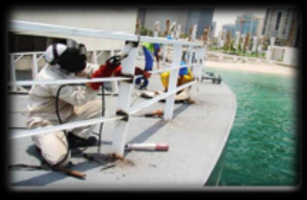 Capabilities Marine On voyage repair: We provide riding crews for all types of work on board vessel.