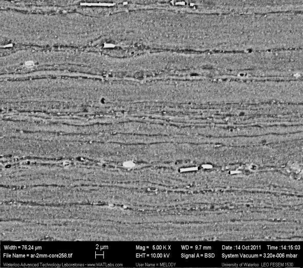 The effect of fine particles on deformed substructure The TEM studies on the as-deformed sample have revealed that a higher number density of dislocations generated during cold rolling tends to form