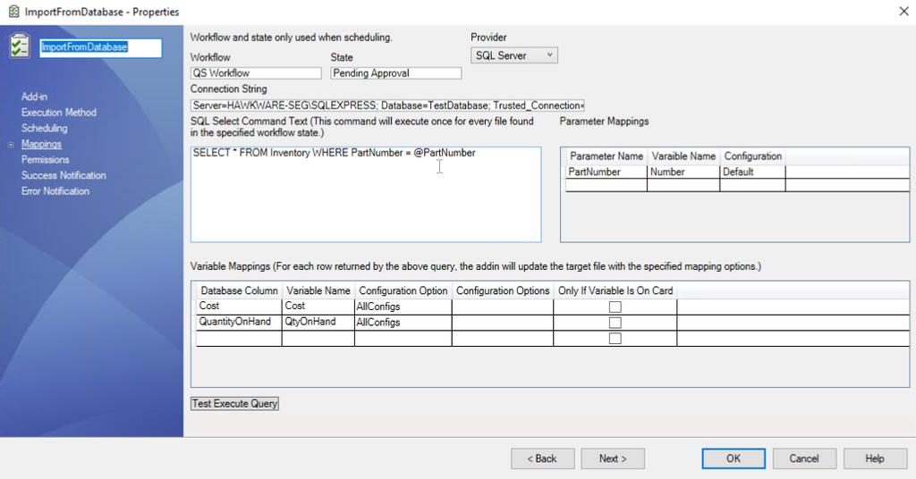 The HAWKWARE team created the PDM Database Export Task to provide you with a flexible, configurable solution to writing information controlled by SOLIDWORKS PDM, into other databases on your network.