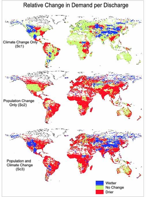 Water Stress Changes to 2025 80% of future stress from population & development, not climate change!