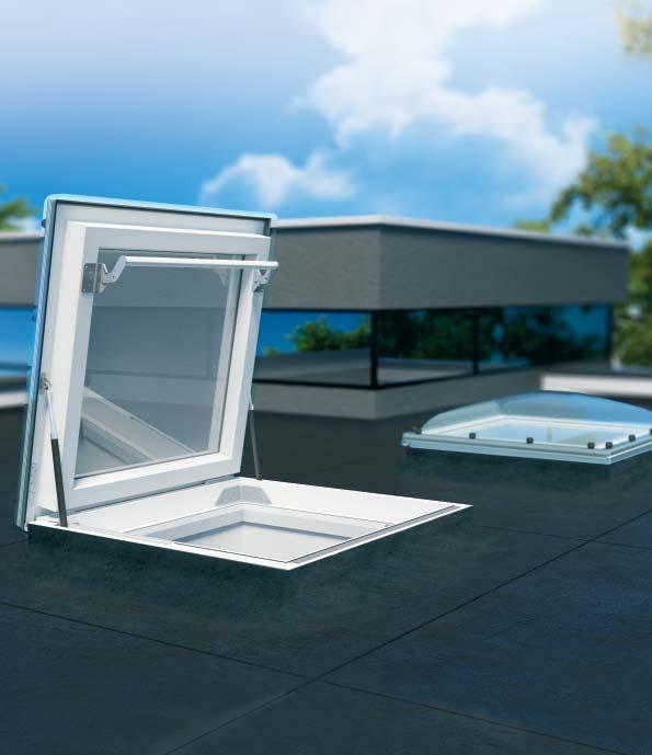 FLAT ACCESS ROOF LIGHTS DRF, DRC FEATURES: Insulated DR_ access roof lights are another FAKRO products expanding the range of solutions for flat roofs.