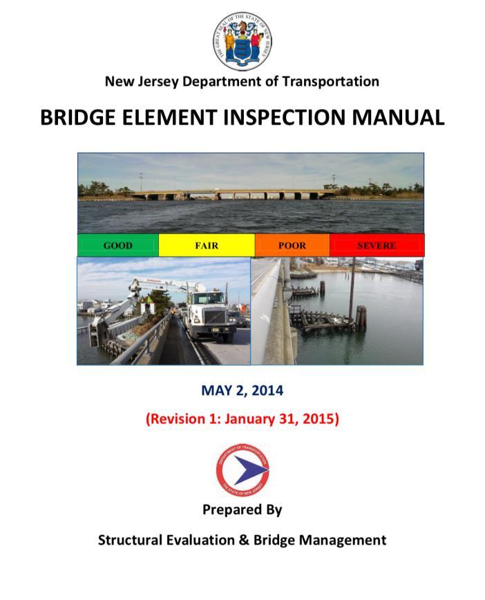 6 NJDOT BMS Timeline NJDOT Bridge Elements Inspection Manual 2014 Training and Field Collection initiated Migration of CoRe Elements to NBE Upgrade InspectTech to Version 7.5 2014 Upgrade Pontis 4.