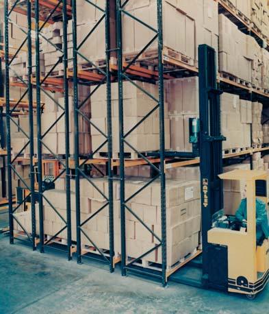 racking, a Double-deep configuration provides a highly space-efficient storage system.