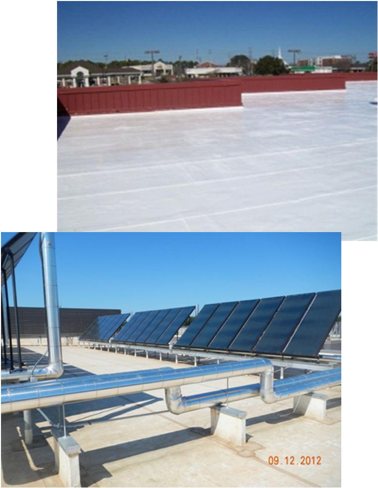 Cool Roof Restorations Using low-cost/long-life roof restoration solutions that extend capital and reduce maintenance Training local workforce to