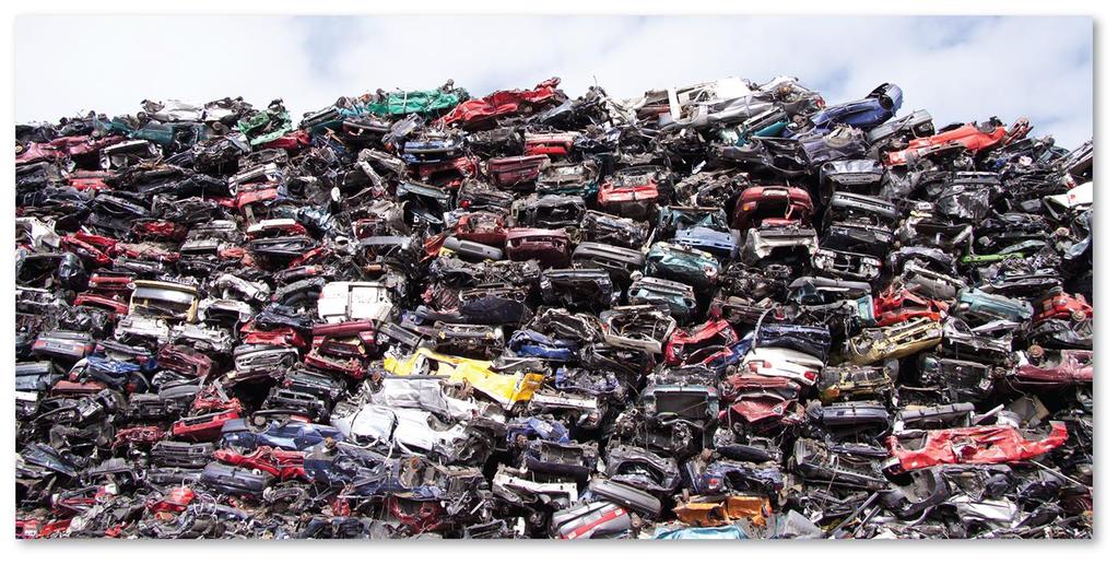 4.4 Remanufacturing Figure 11-85: Junked car bodies will be