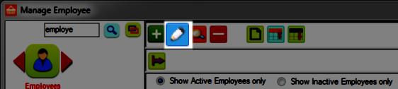 2. Existing Employee From Set-Up window, search for employee, click on Employees