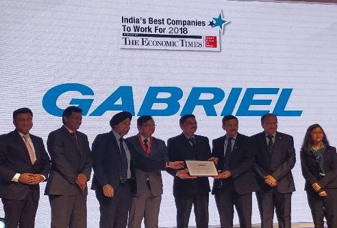 Rank #43 among Top 50 Companies to work for in India 2012 Gabriel