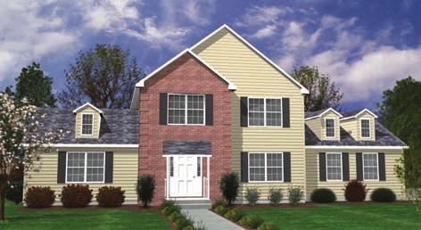 Cambridge Model 2049 Exteriors depicted may be shown with optional features and site attachments done on